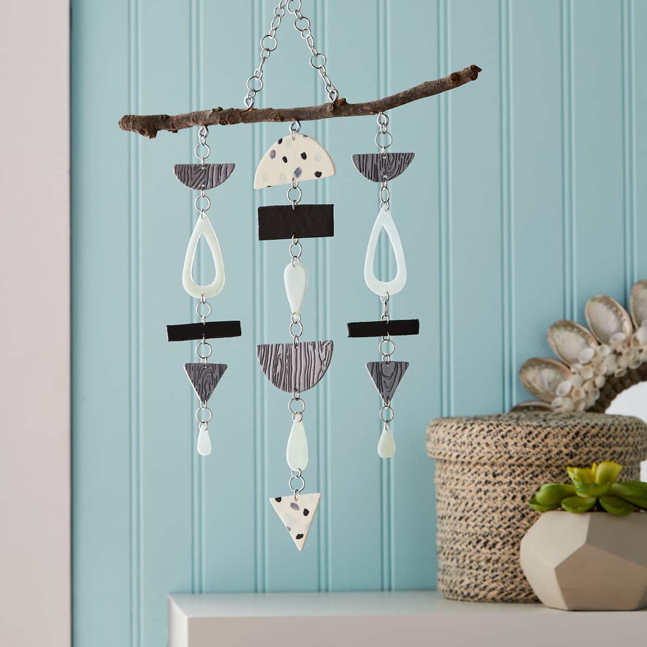 Geometric Clay Wall Art